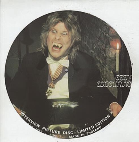 Ozzy Osbourne Interview Picture Disk UK picture disc LP (vinyl